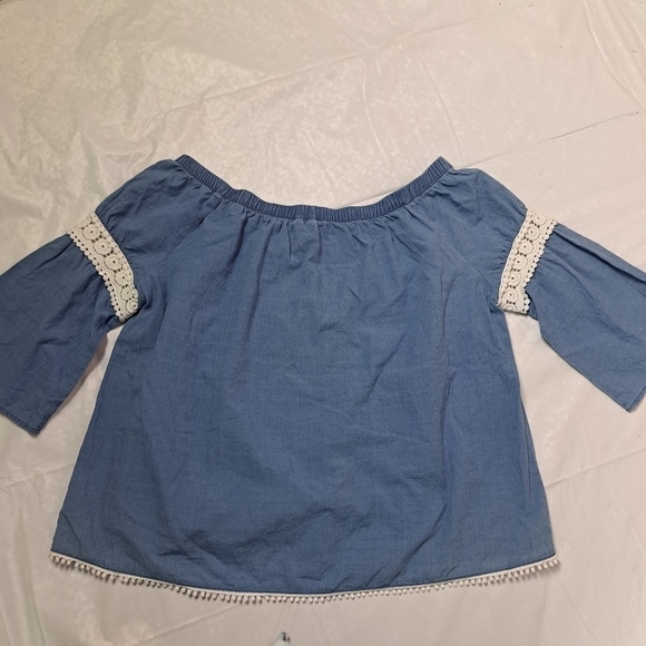Joe's Chambray Off Shoulders Top‎ - Picture 7 of 10